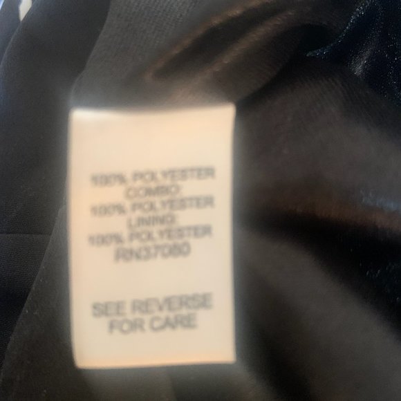 CATO BLACK WHITE STRIPED SLEEVELESS CINCHED WAIST DRESS 14/16W-EUC - Picture 9 of 9